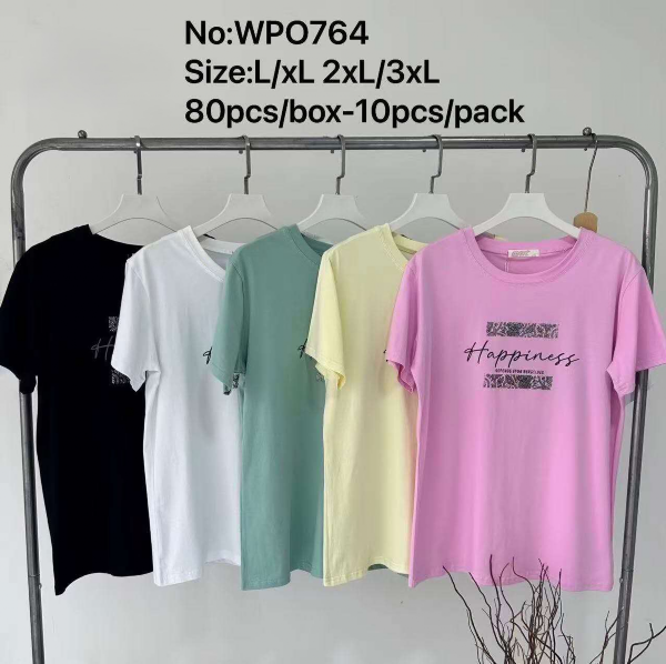 Bluzki damskie Roz L-3XL, Mix Kolor Paczka 10 szt